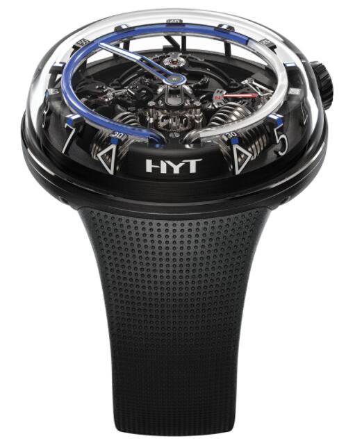Replica HYT H²0 Black DLC Blue 251-AD-462-BF-RU Watch